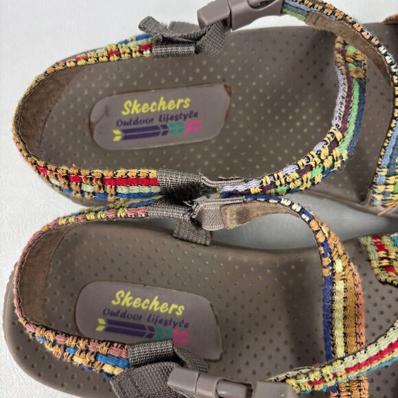 Skechers Reggae Strappy Sandals Womens 11 Multi Color Sporty Outdoor Lifestyle - Picture 6 of 9